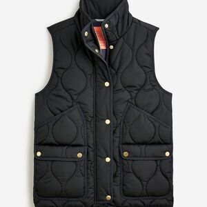 J. Crew Signature Puffer Vest - Quilted - Black | Size XS